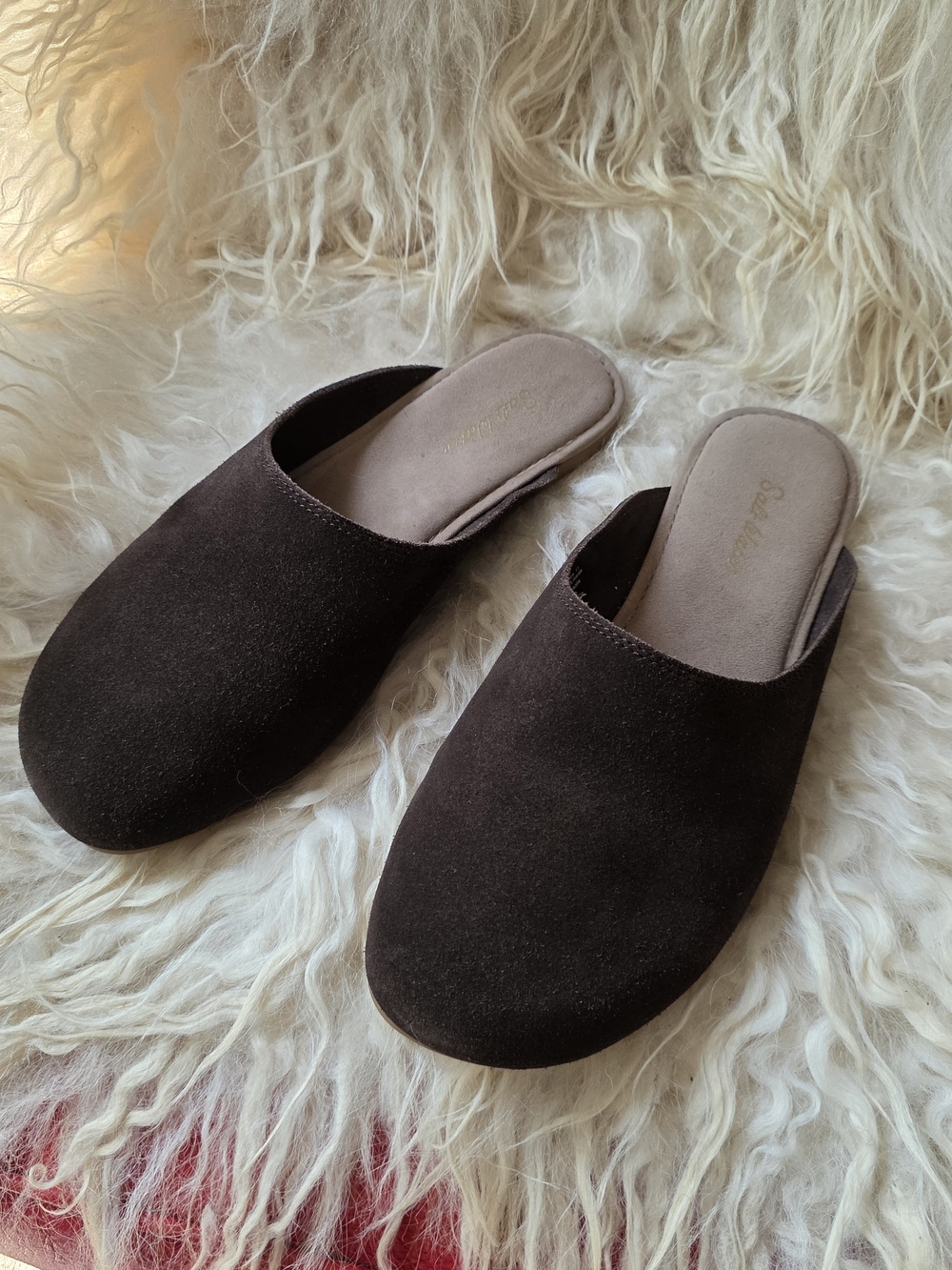 SALT WATER The Drift Mule New Brown Suede Slip-On Mules sz 11